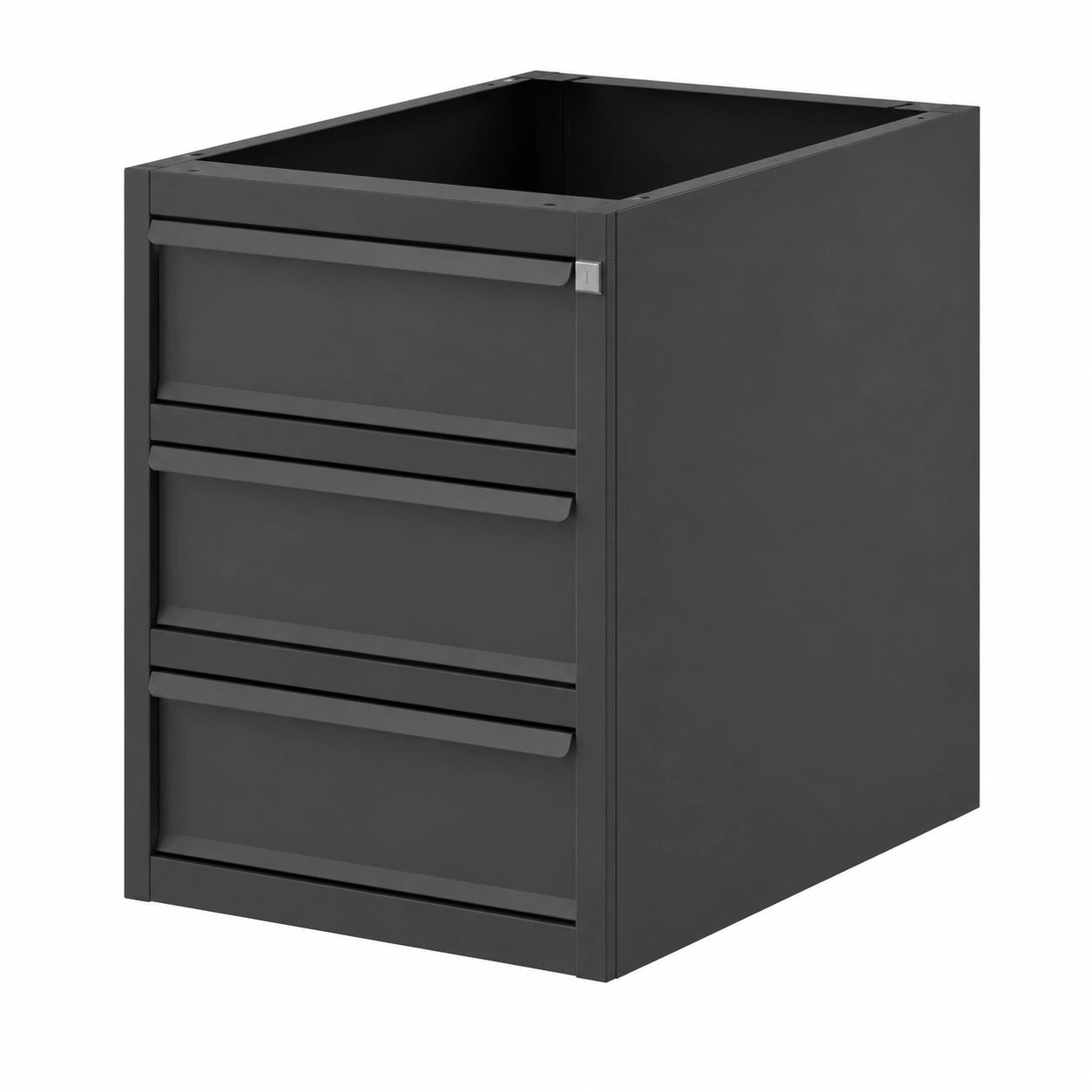 Cassettiera Sogi X3N_A-02 a 3 Cassetti per Banco da Lavoro, Acciaio Verniciato Grigio Antracite