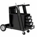 Carrello da Officina in Acciaio con Cassetti e Ruote, 73,5x42x72 cm