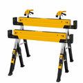 Cavalletti Professionali SuperHorse H800 | Set 2 Pezzi Regolabili e Pieghevoli, Supporto Fino a 1180 kg, con Morsetti