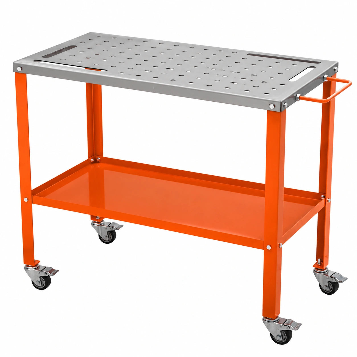 Banco di Saldatura in Acciaio al Carbonio 544kg, 91,4 x 45,7 cm, 94 Fori