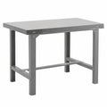 Banco da Lavoro Simon Rack per Officina, Portata 600 kg, 830x1200x730 mm, Grigio - Tavolo per Fai da Te