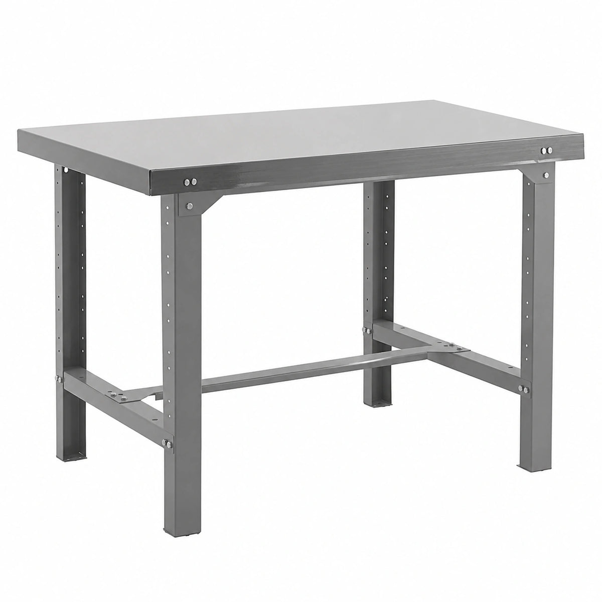 Banco da Lavoro Simon Rack per Officina, Portata 600 kg, 830x1200x730 mm, Grigio - Tavolo per Fai da Te
