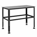 Tavolo da Saldatura VEVOR 914x609 mm, Capacità 363 kg, Banco Resistente con Fori 16 mm e Piedini Antiscivolo