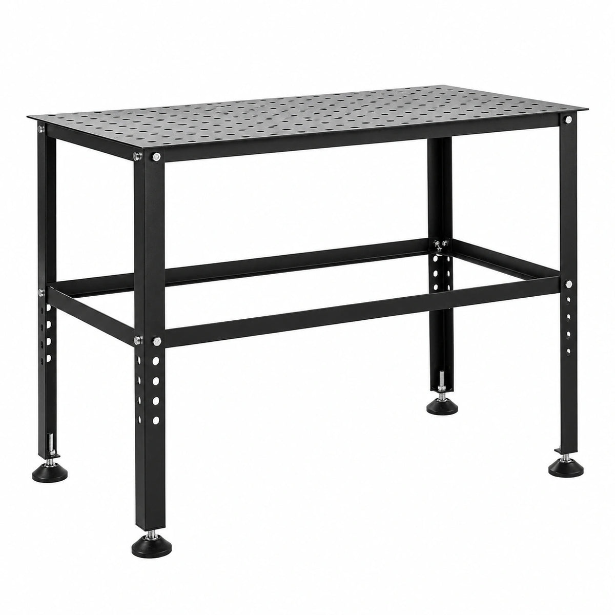 Tavolo da Saldatura VEVOR 914x609 mm, Capacità 363 kg, Banco Resistente con Fori 16 mm e Piedini Antiscivolo