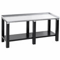 Banco da lavoro USAG con piano in acciaio, lunghezza 1500mm