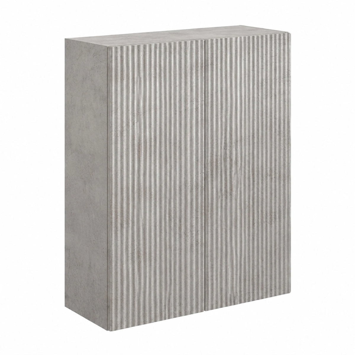 Armadio grigio cemento con cassetto, 66x34.5x90 cm, versatile e capiente