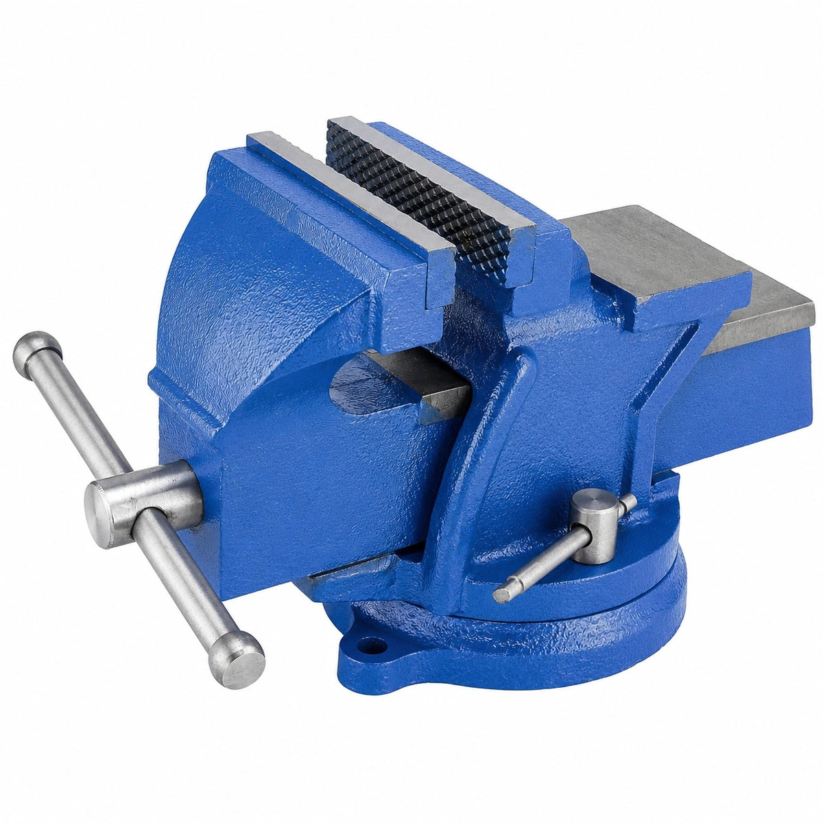Morsa da Banco HYCHIKA 152 mm, Girevole a 360°, per Lavorazione Legno e Metalli